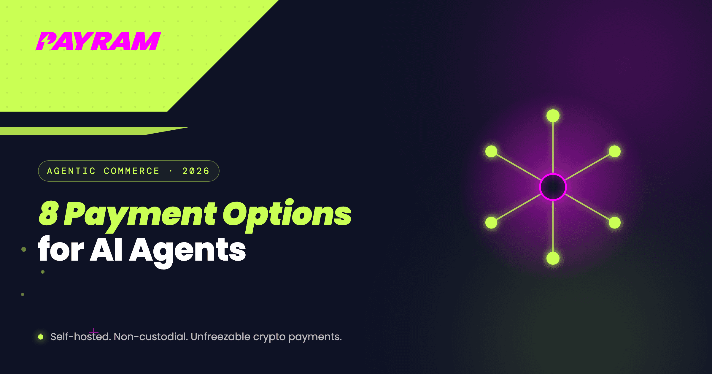 8 Payment Options for AI Agents in 2026 (And a Framework for Choosing One)